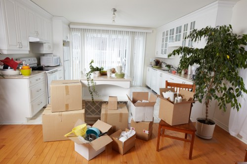 Putney moving van service handling furniture and boxes