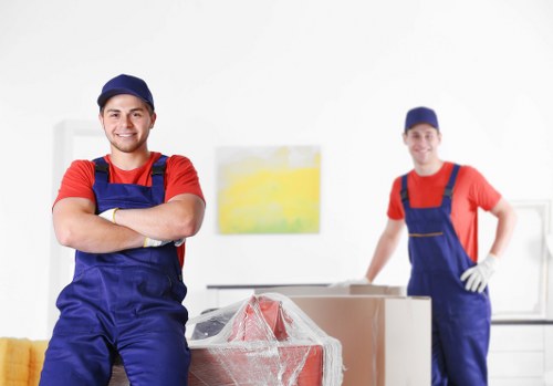 Man With Van Putney team preparing a local move with care