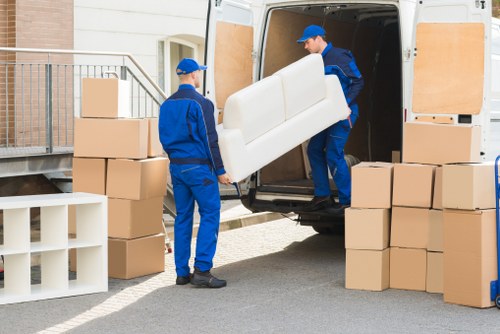 Careful furniture handling during a Putney house or flat move