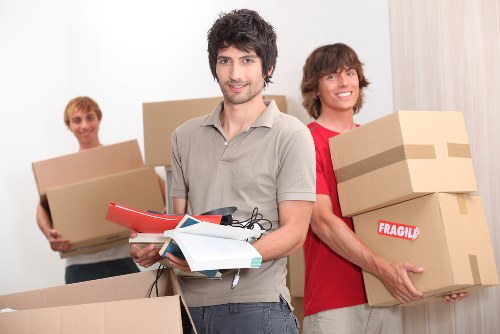 Man With Van Putney team preparing a safe move with packing equipment
