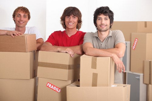 Local moving van used for a small house or flat relocation in Putney
