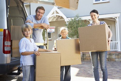 Local movers handling a flat move in Putney with care